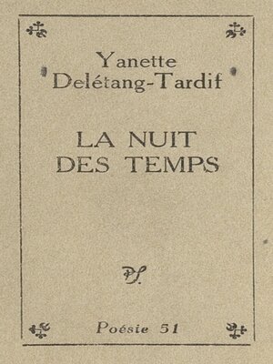 cover image of La nuit des temps